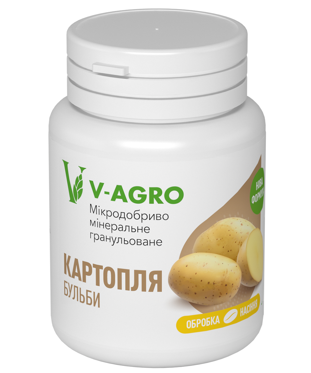 Мікродобриво V-AGRO для обробки бульб картоплі