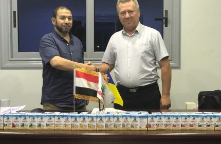 Заключение договора с компанией El Motaheda Agro, Egipt, июль 2017 года